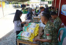 Pasar Murah Kodim 0408 Bengkulu Selatan Diserbu Warga Manna