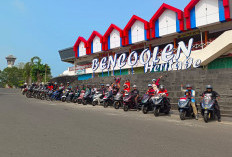 Convoy Merdeka, 50 Bikers Honda Telusuri Jejak Sejarah Kota Bengkulu