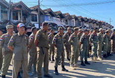 Pedagang DMJ Masih Membandel, Satpol PP Kota Bengkulu Gelar Apel Penertiban di Pasar Minggu