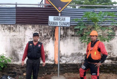 BPBD Kota Bengkulu Pasang Rambu Jalur Evakuasi Tsunami, Warga Diminta Kenali Titik Kumpul Terdekat