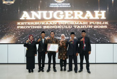 Hattrick! BPK Provinsi Bengkulu Kembali Sabet Predikat Informatif dengan Nilai Tertinggi di 2025