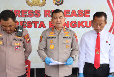 Kapolresta Bengkulu Ungkap 4 Kasus Menonjol: Dari Pengeroyokan Maut hingga Kejahatan Seksual terhadap Anak