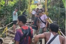 Jembatan Talang Buai Kembali Rusak, Akses Transportasi Warga Sempat Terganggu