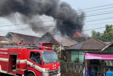 Kebakaran di Air Bang Rejang Lebong, Rumah dan Pangkalan LPG Ludes