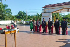 Enam Pejabat Hasil JPTP Dilantik di Makam Pahlawan, Wabup Tekankan Pemerintahan Bersih