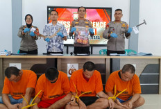 Ungkap Lima Laporan Polisi, Polres Bengkulu Utara Amankan Delapan Pelaku Pencurian Sawit Hingga Curanmor